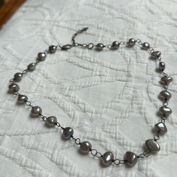 Silpada Jewelry - Silpada sterling silver iridescent purple gray freshwater pearl necklace